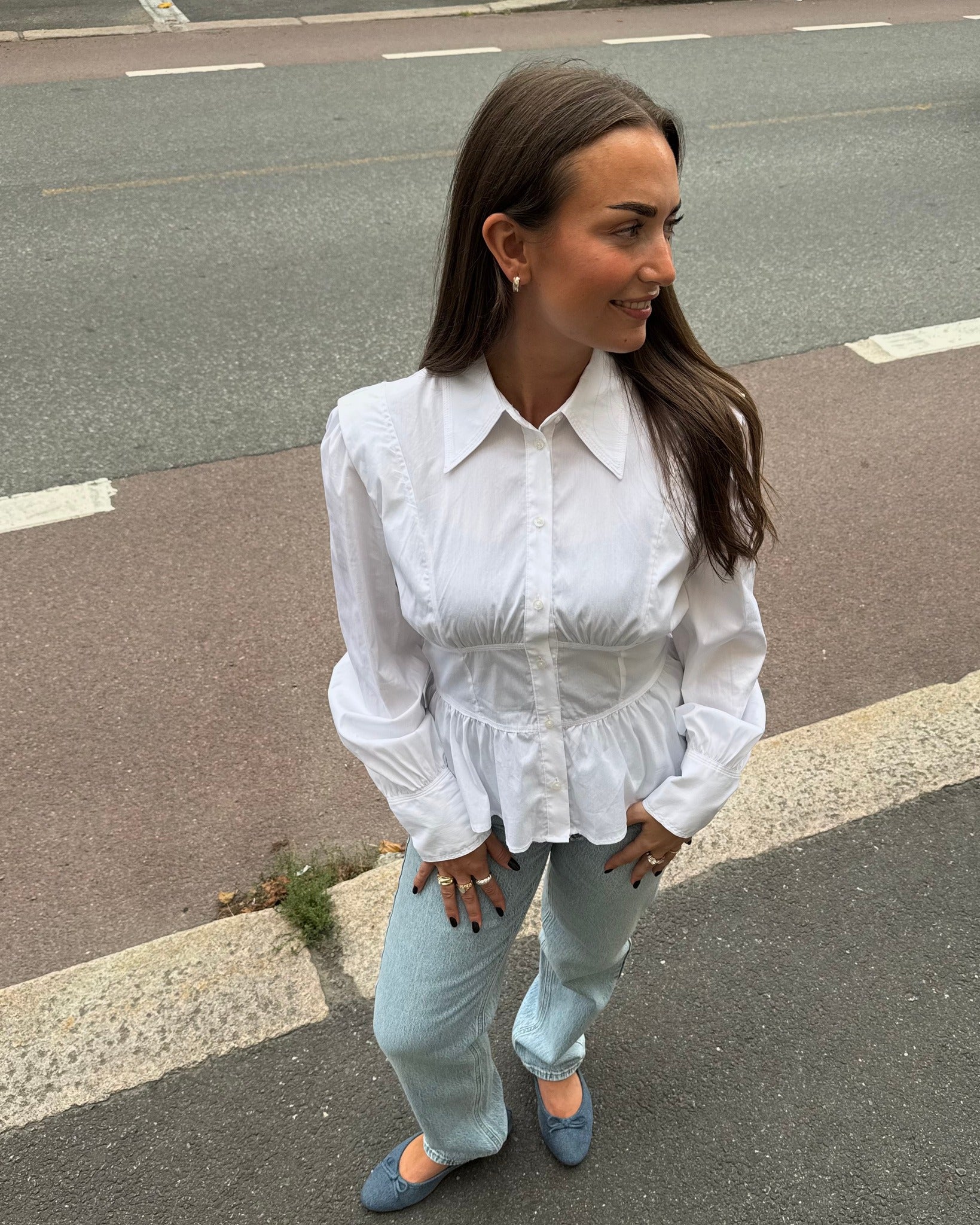 OBJJINNY Shirt - Bright White